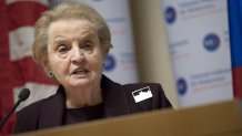Madeleine Albright, former US Secretary of State