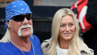 L-R) Terry Bollea aka Hulk Hogan and Jennifer Bollea (McDaniel)