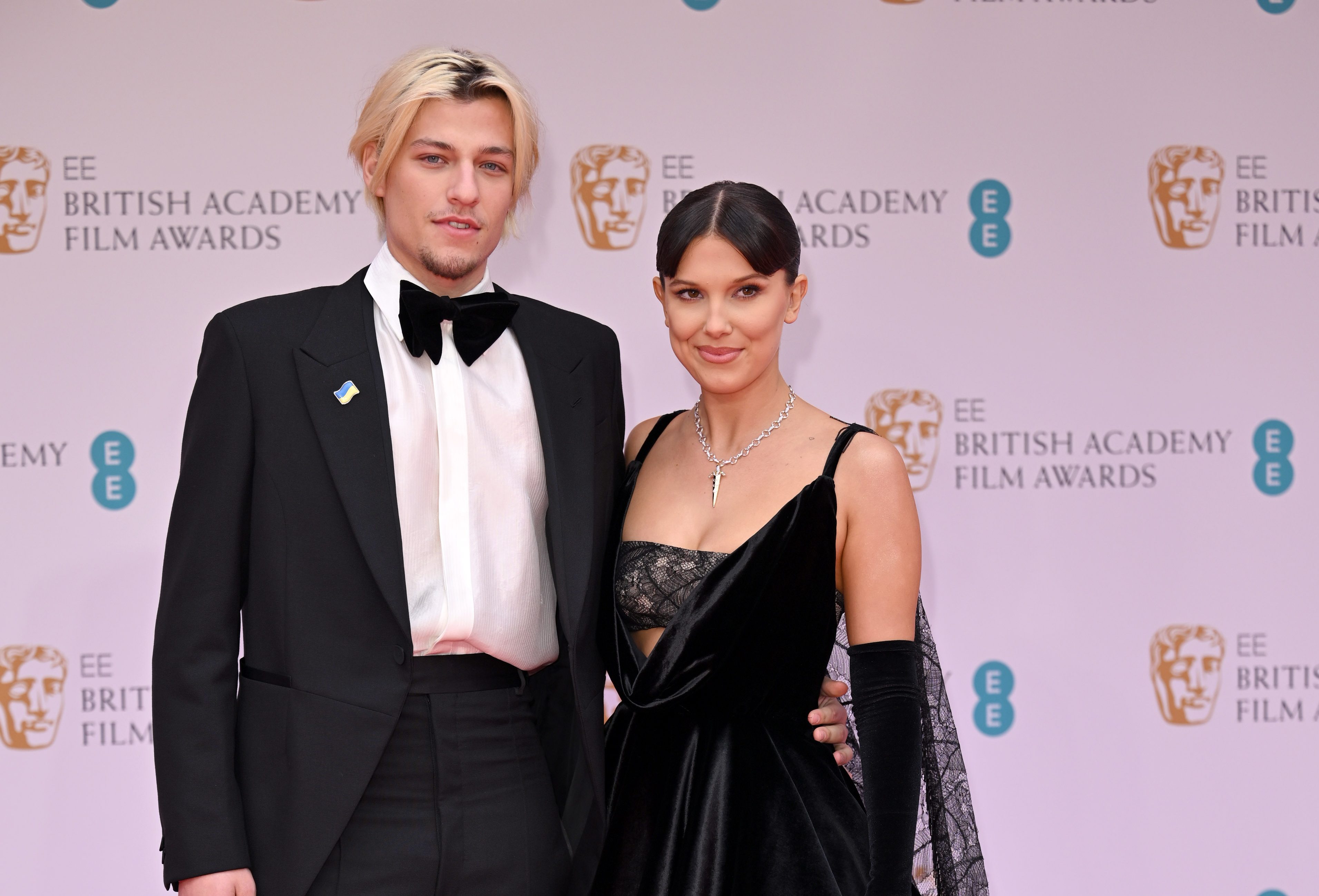 Millie Bobby Brown, Jake Bongiovi Hit the BAFTAs Red Carpet: Pics