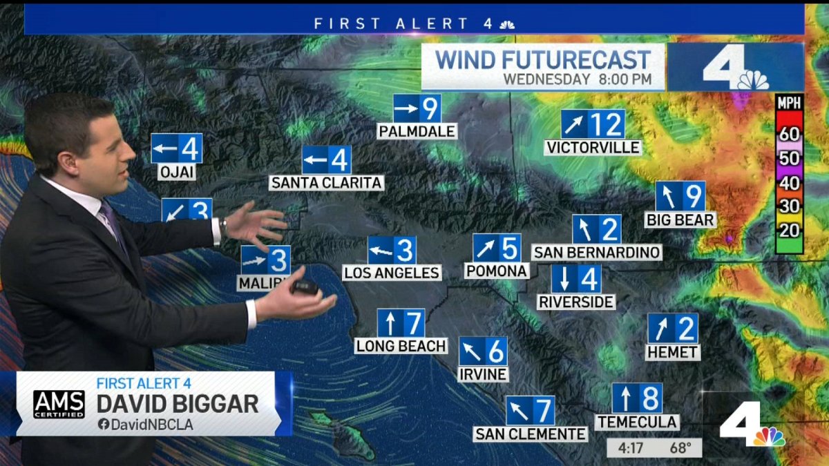 First Alert Forecast: Winds on the Way – NBC Los Angeles