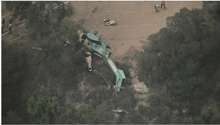 Helicóptero del LASD se estrella cerca de Azusa, seis heridos – Telemundo 52