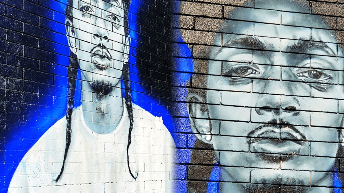 Kobe Bryant & Nipsey Hussle murals in Los Angeles / Southern
