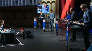 Candidates for Los Angeles mayor debate at USC on Tuesday, March 22, 2022. The debate was hosted by FOX/LA Times