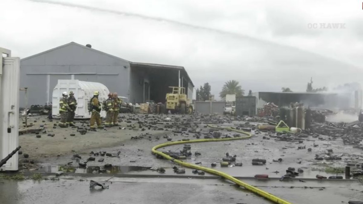 Explosions Shake Montclair Neighborhood NBC Los Angeles