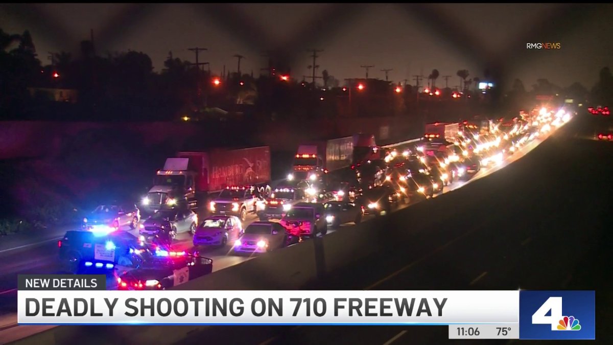 Driver Killed in Shooting on 710 Freeway in Cudahy – NBC Los Angeles