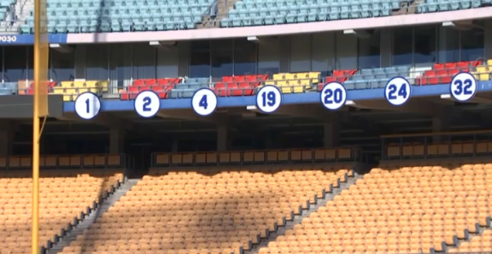 Dodgers Honor Tommy Lasorda At Dodger Stadium Retired Number