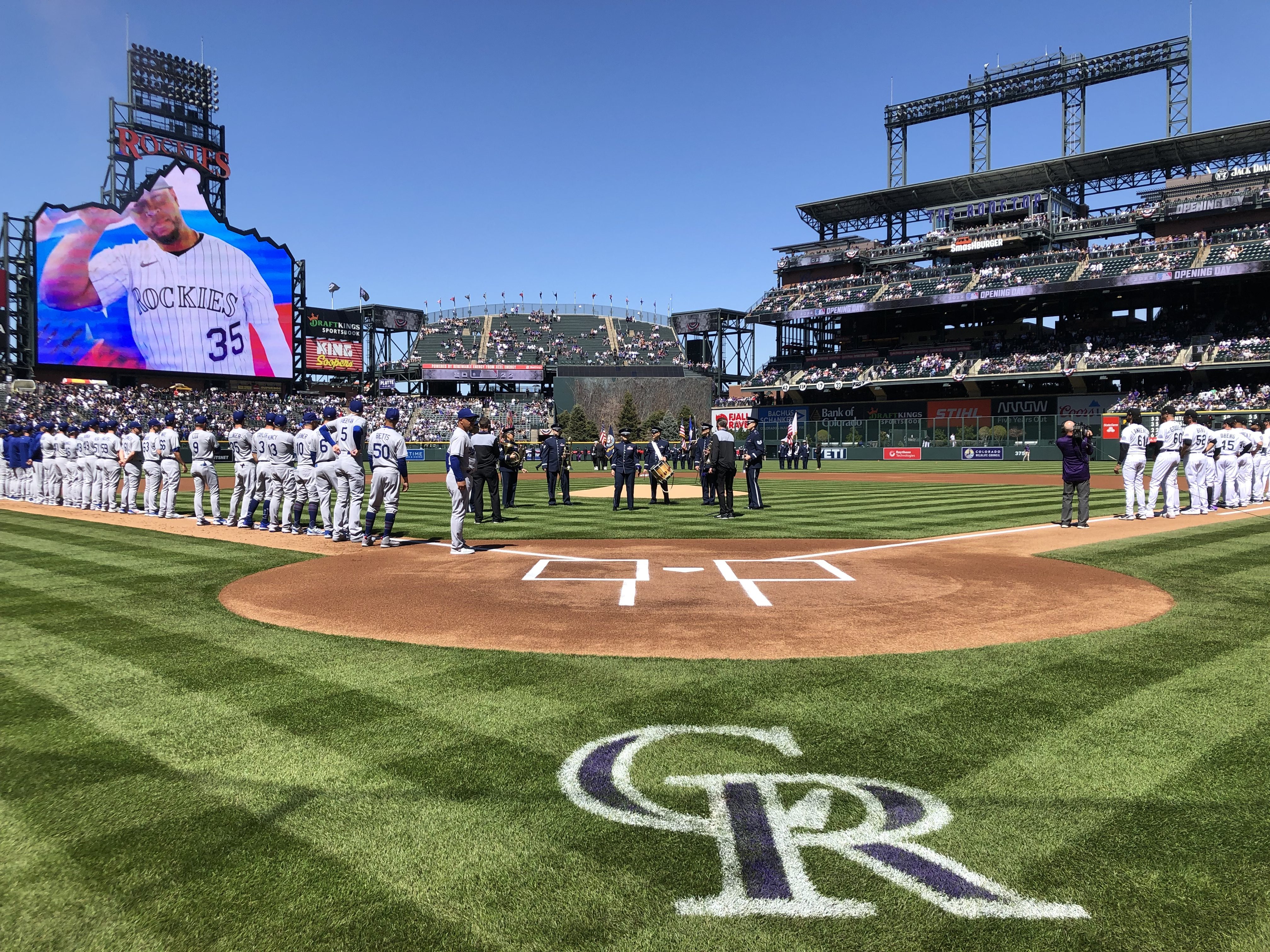 Photos Dodgers Opening Day 2022 at Coors Field in Colorado NBC Los