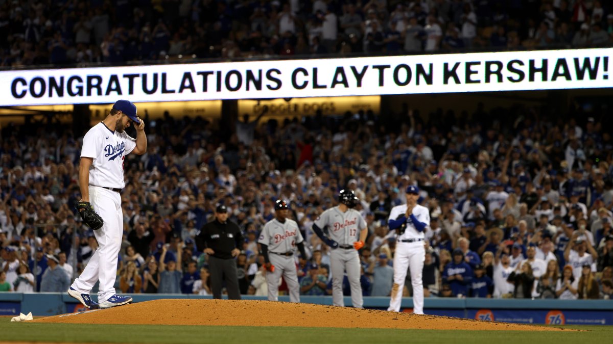 Clayton Kershaw Dodgers’ Franchise Strikeout Leader NBC Los