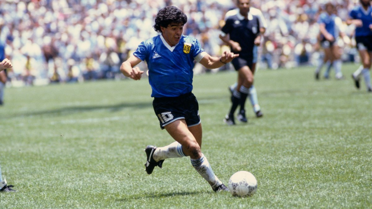 Diego Maradona's 'Hand of God' Shirt Sets Auction Record of $9.3M – NBC Los Angeles - Vimarsana News