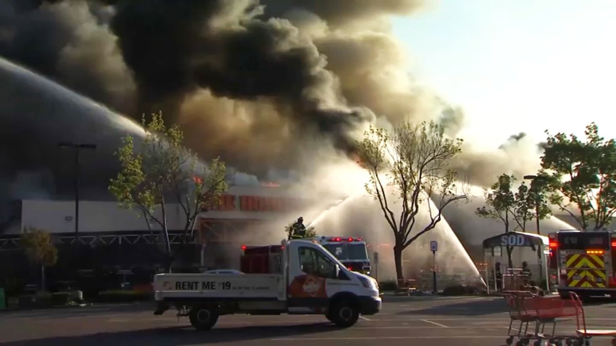 Customer, Resident Describe Scene as Flames Engulf San Jose Home Depot