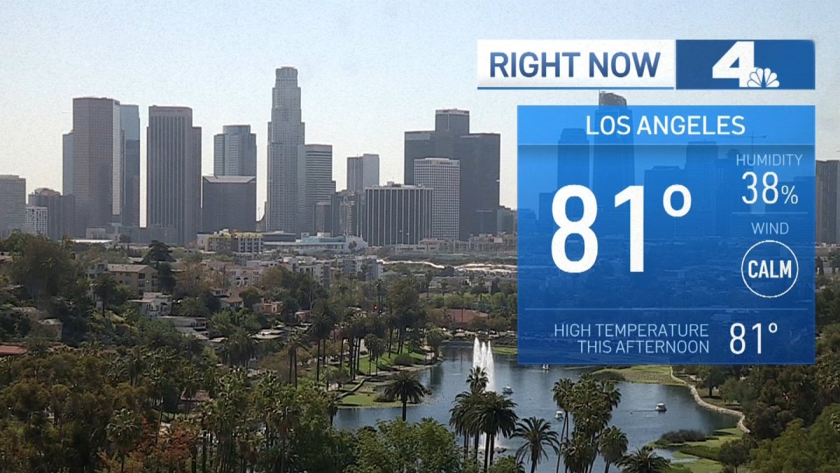 First Alert Forecast: Spring Temperatures Soar – NBC Los Angeles
