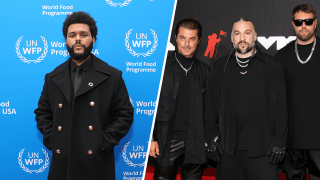 The Weeknd (left) and Swedish House Mafia (right)