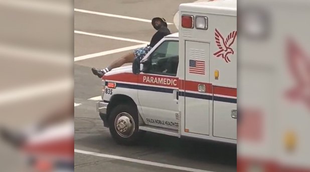Police Stun Man Who Jumped on Ambulance Hood Near Seaport Village – NBC Los Angeles - Vimarsana News