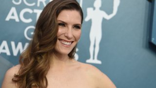 Sarah Levy arrives at the 26th annual Screen Actors Guild Awards at the Shrine Auditorium & Expo Hall on Sunday, Jan. 19, 2020, in Los Angeles.