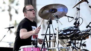 Weezer's Patrick Wilson on drums.