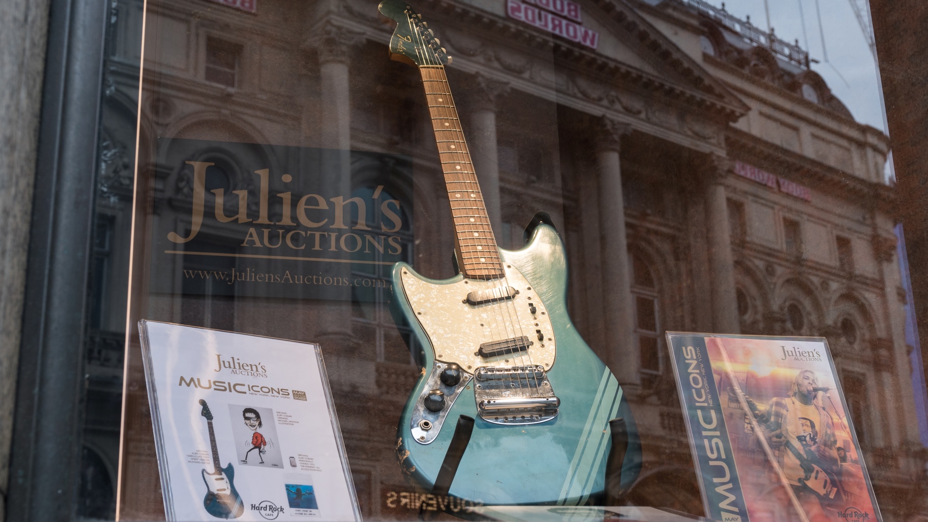 Kurt Cobain's 'Smells Like Teen Spirit' Guitar Sells at Auction