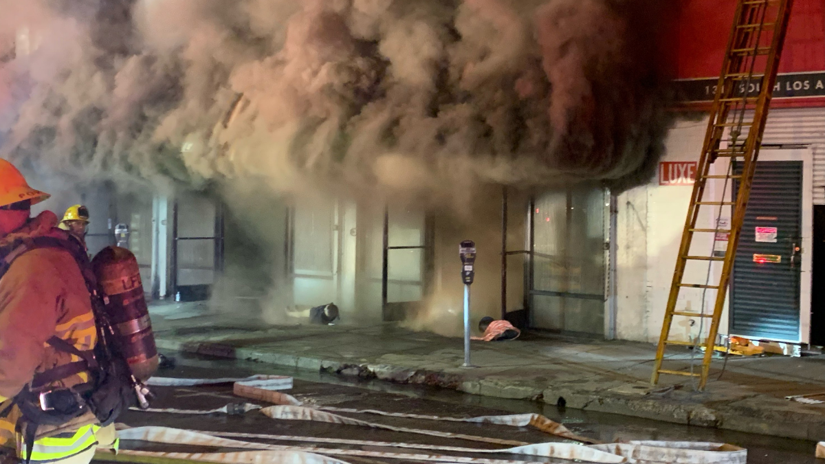 Overnight Fire Destroys Downtown LA Business – NBC Los Angeles