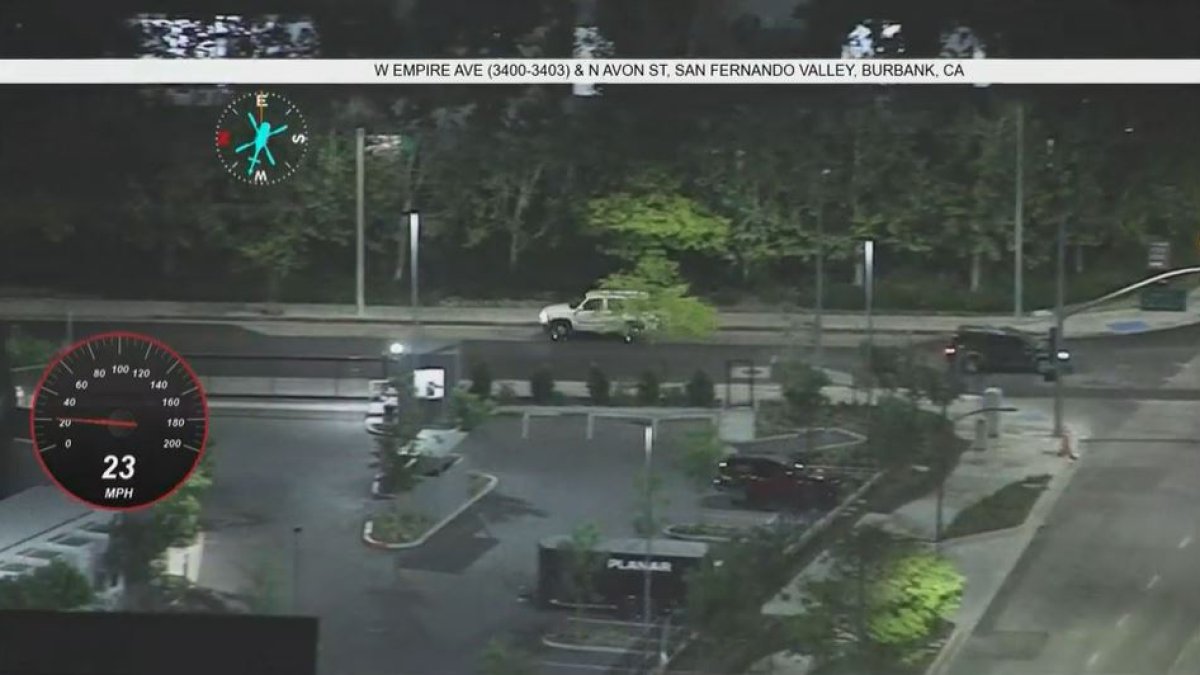 Police Chase Ends With Arrest Near Burbank Airport – NBC Los Angeles