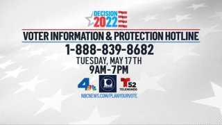 NBC4 and Telemundo 52 Voter Registration Phone Bank - May 17 2022