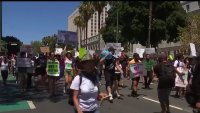 Second Day of Roe V. Wade Protests in LA