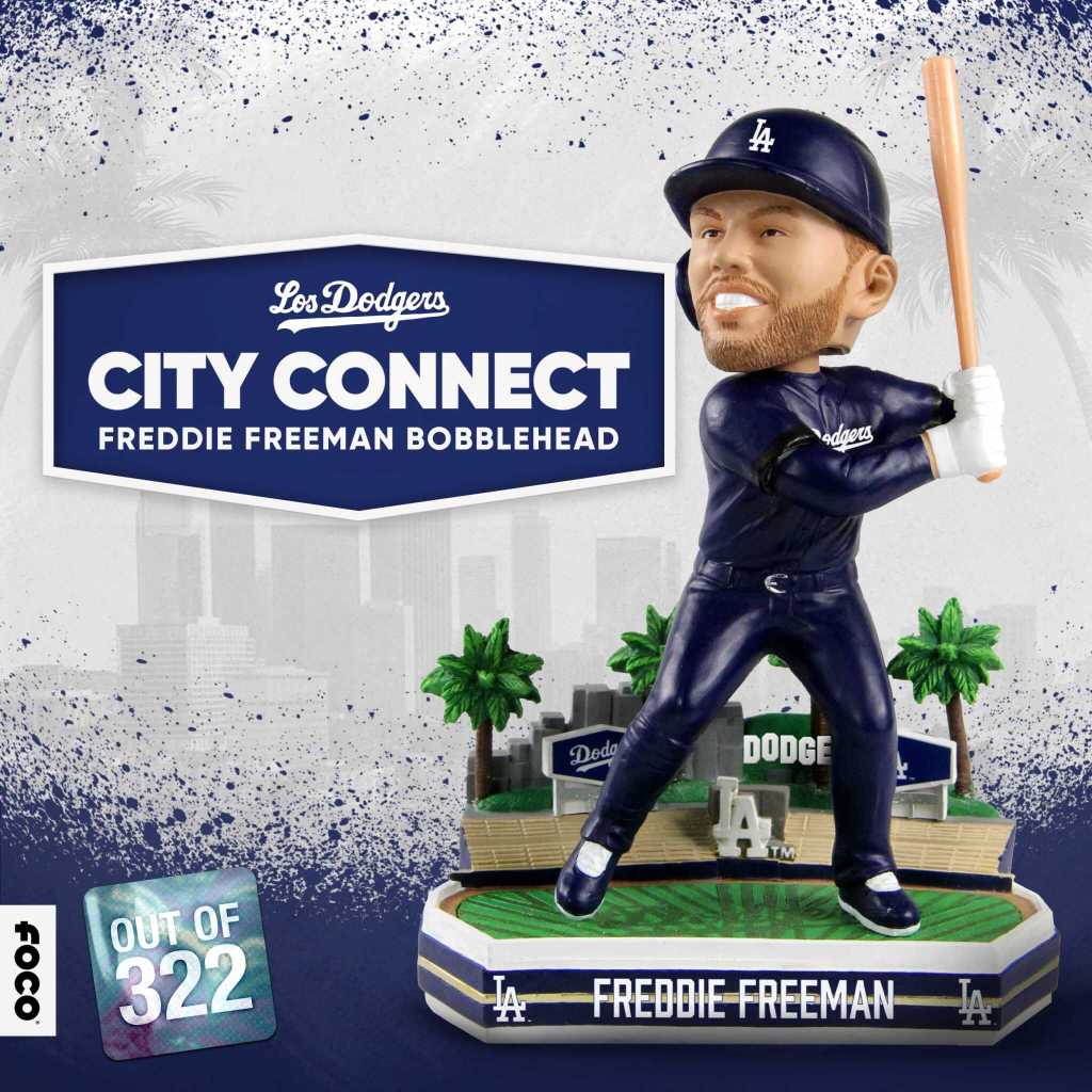 Trea Turner Los Angeles Dodgers City Connect Bobblehead Officially Licensed by MLB