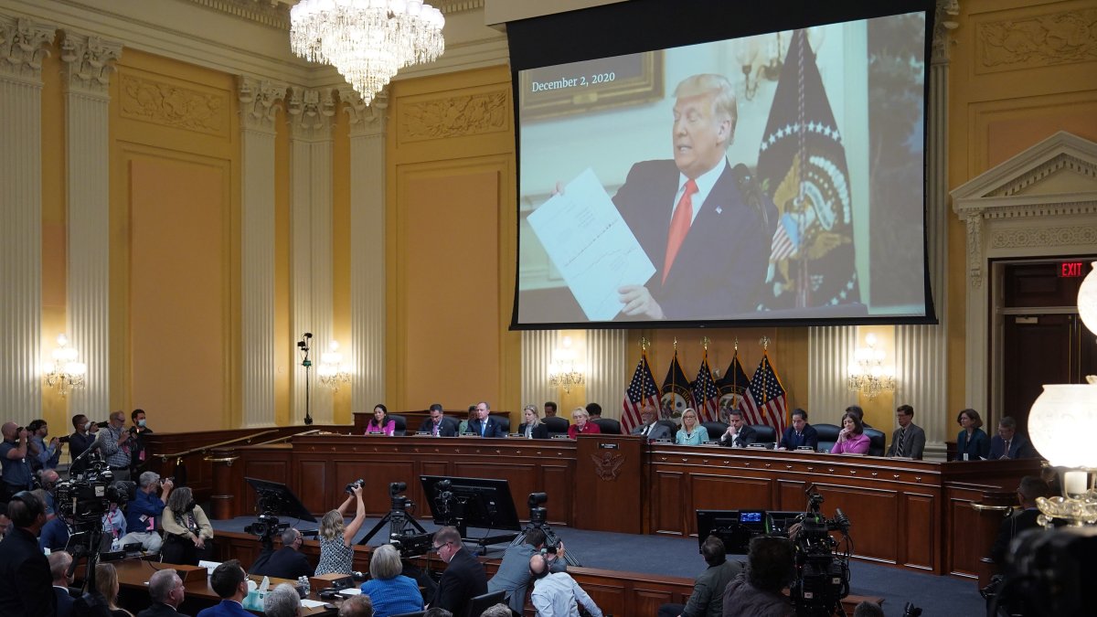 Jan. 6 Committee to Hear of Trump's Pressure on Justice Dept. 1