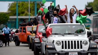 The 2020 Juneteenth Parade in Inglewood.