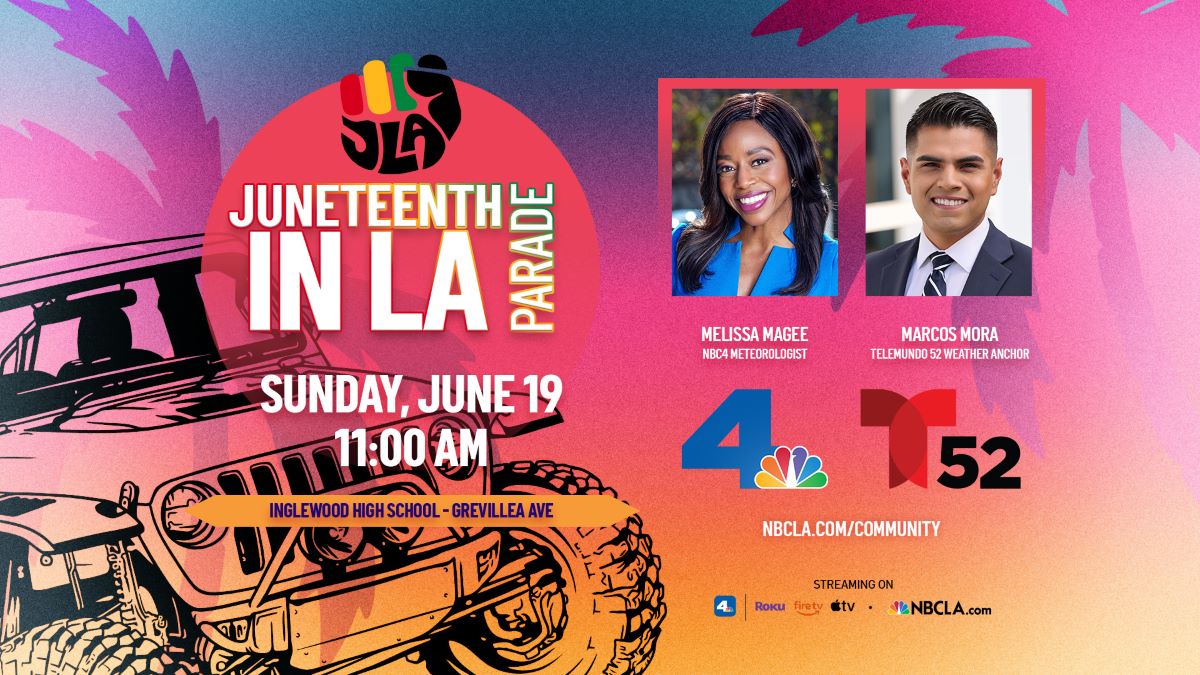 NBC4 and Telemundo 52 Media Sponsors of Juneteenth in LA Parade – NBC Los  Angeles