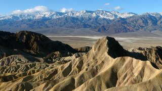 A view from Death Valley National Park's Zabriskie Point.