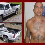 Gonzalo Lopez, right, is believed to be driving a white Chevrolet Silverado pickup truck linked to the deaths of five people.