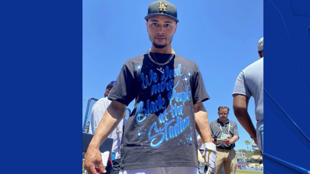 Mookie Betts Wearing We Need More Black People At The Stadium T Shirts -  Teechipus