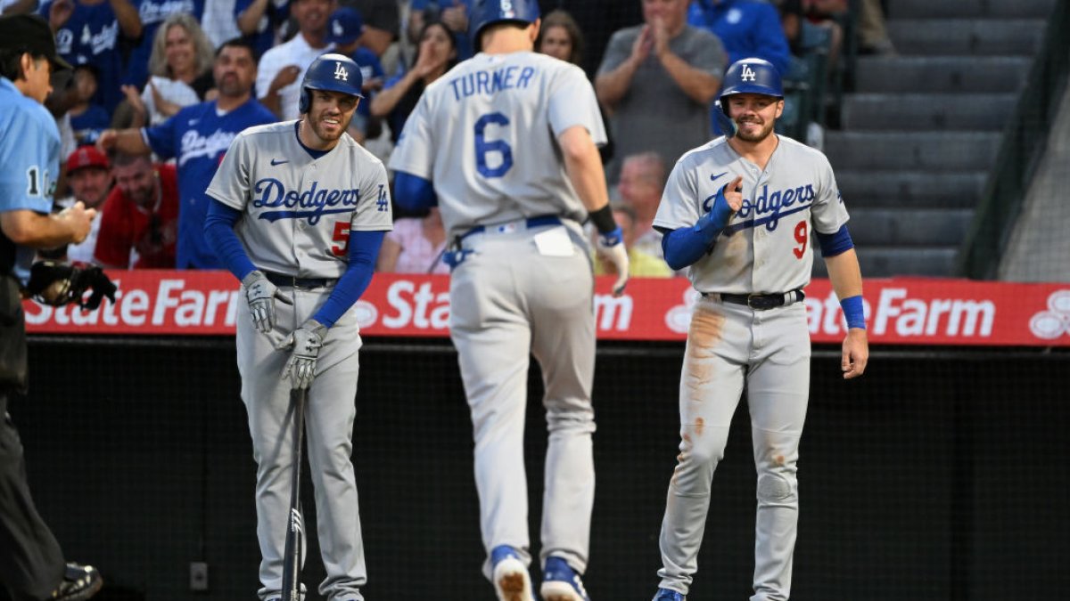 Trea Turner Hits 2 Homers, Helps Dodgers Beat Angels 7-1 For