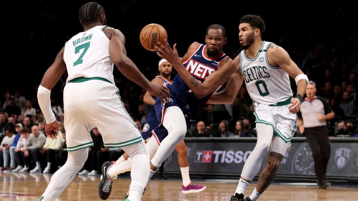 Boston Celtics star Jaylen Brown responds to Kevin Durant trade