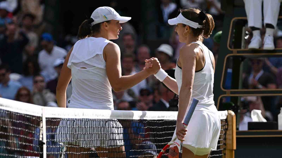 Iga Swiatek Falls to Alize at Wimbledon, Has 37Match Win Streak Snapped NBC Los Angeles