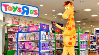 A view of Macy’s Toys “R” Us on July 11, 2022 in Jersey City, New Jersey.