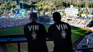 Los Angeles Dodgers celebrate the life of Hall of Fame broadcaster Vin Scully.