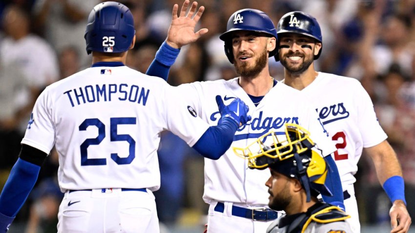 James Outman homers in first MLB at-bat, Dodgers top Rockies 7-3 - NBC  Sports