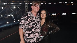 Patrick Carney of The Black Keys and Michelle Branch