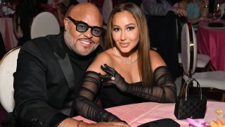 (L-R) Israel Houghton and Adrienne Bailon