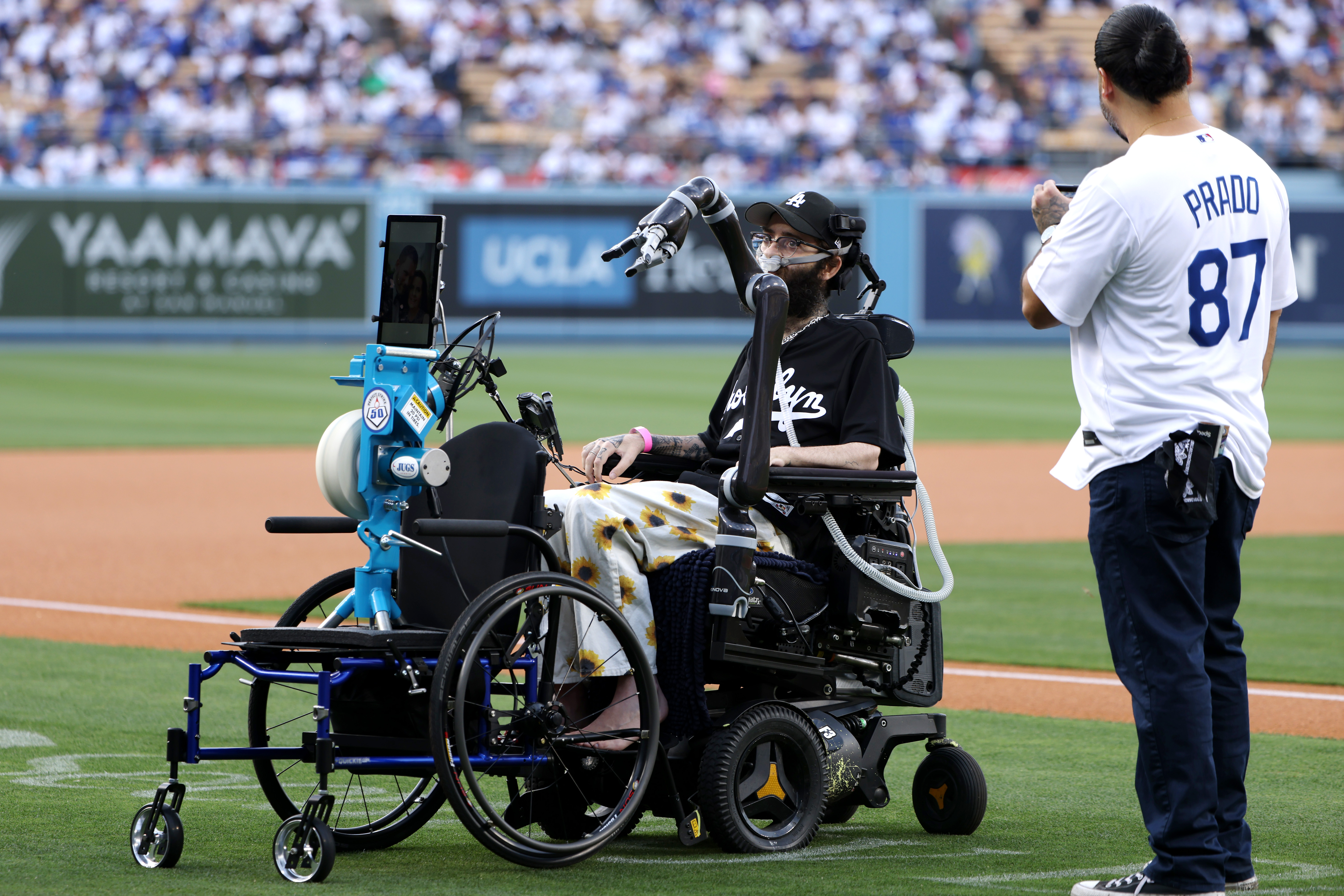 First pitch caps Dodgers journey for bullied special-needs man from  Riverside – Press Enterprise