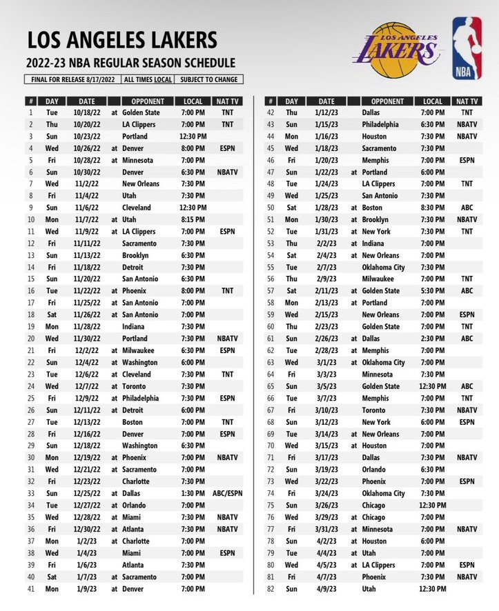 Nba Games 2025 Schedule Printable
