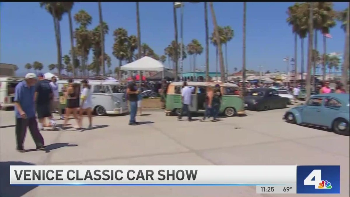 Classic Cars Showcased at Venice Beach NBC Los Angeles