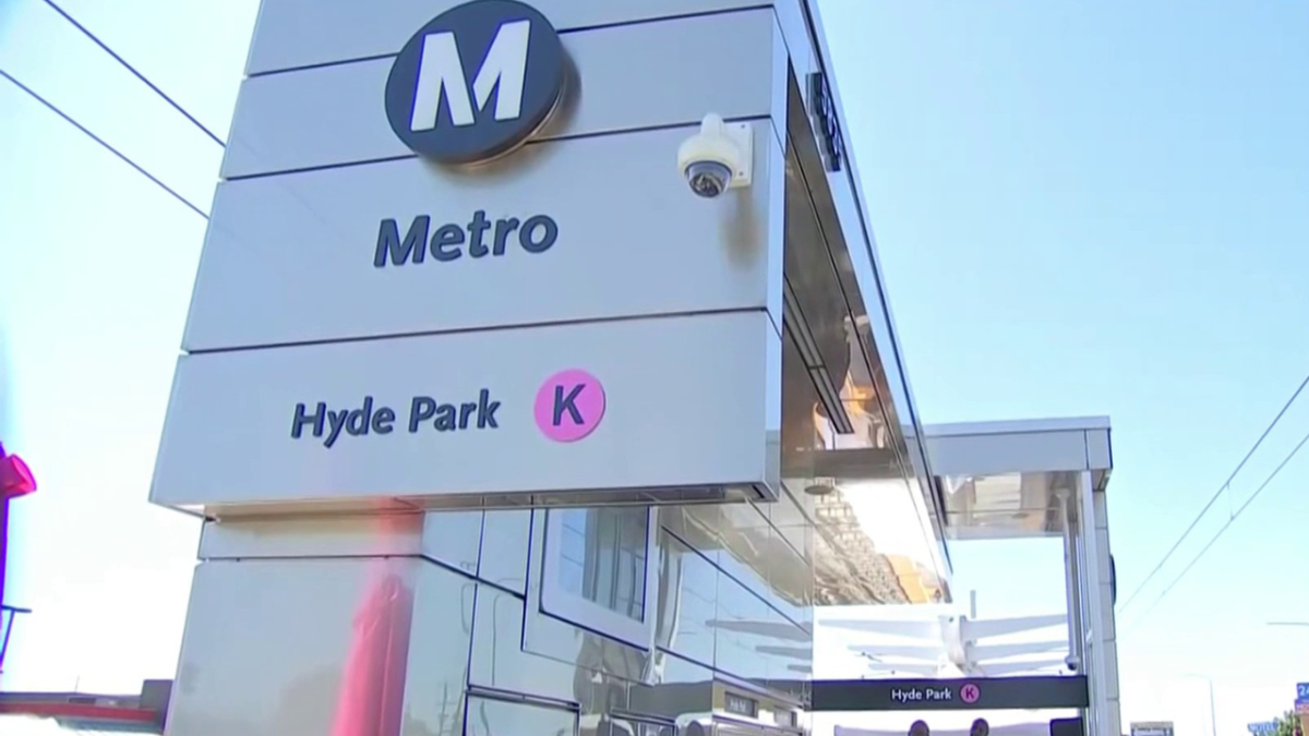 Metro Dedicates Hyde Park Station for K Line Set to Open Later This Year –  NBC Los Angeles