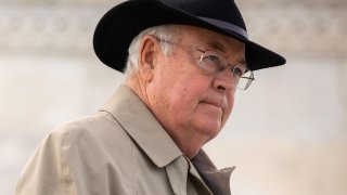 Ken Starr, a member of U.S. President Donald Trump's legal team, leaves the U.S. Capitol in Washington, D.C., on Monday, Feb. 3, 2020.