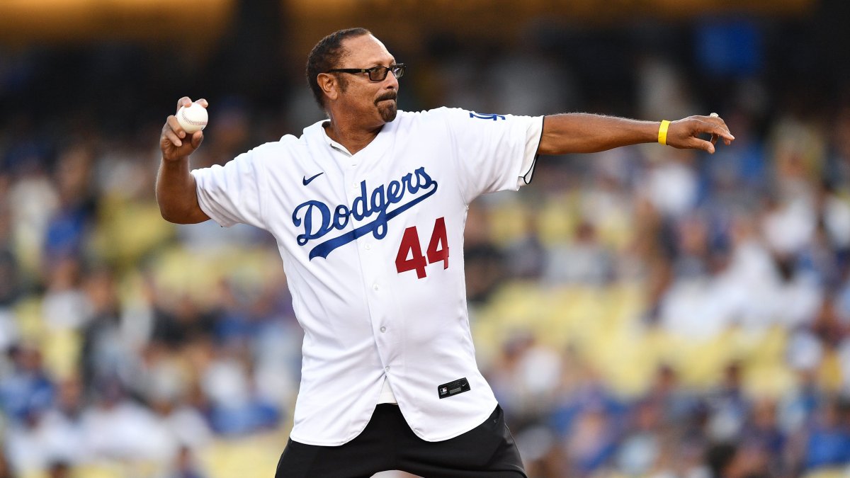 Saweetie Throws The Ceremonial First Pitch At The Dodgers Game In
