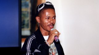 File - Singer Jesse Powell performs at Chess Records Studios in Chicago in July 1998.
