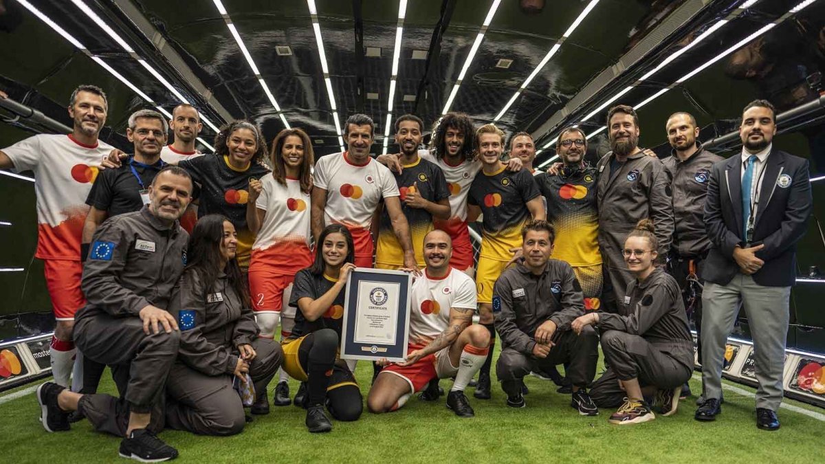 Watch: Zero-Gravity Soccer Match Sets New Guinness World Record – NBC Los Angeles