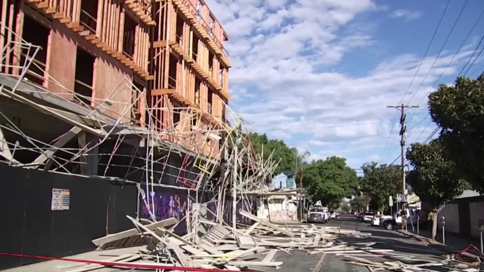 Scaffolding Collapses in Hollywood