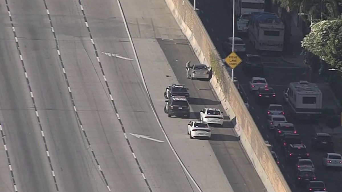 Car To Car Shooting Investigation Closes 110 Freeway Nbc Los Angeles