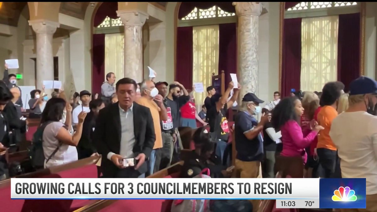 Protests Continue for Second Day at LA City Council Meeting – NBC Los